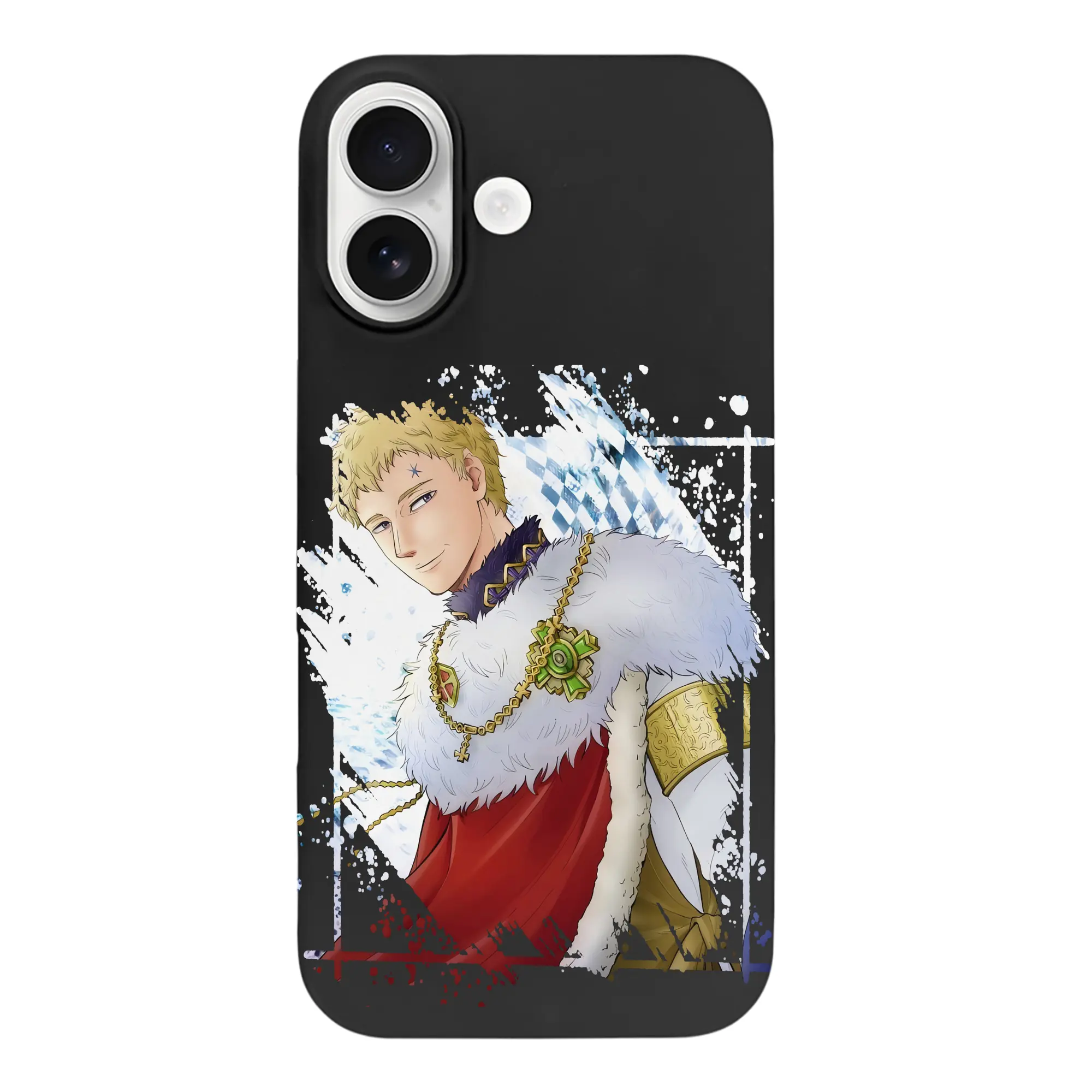 ブラッククローバー グッズ ユリウス・ノヴァクロノ - iPhone 17 シリーズ シリコンケース 薄型 耐衝撃 指紋防止 ソフトタッチカバー 精密フィット 傷防止 保護ケース iPhone 17/17 Air/17 Pro/17 Pro Max 対応